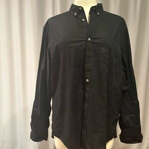Old Navy Black 100%Cotton button down shirt